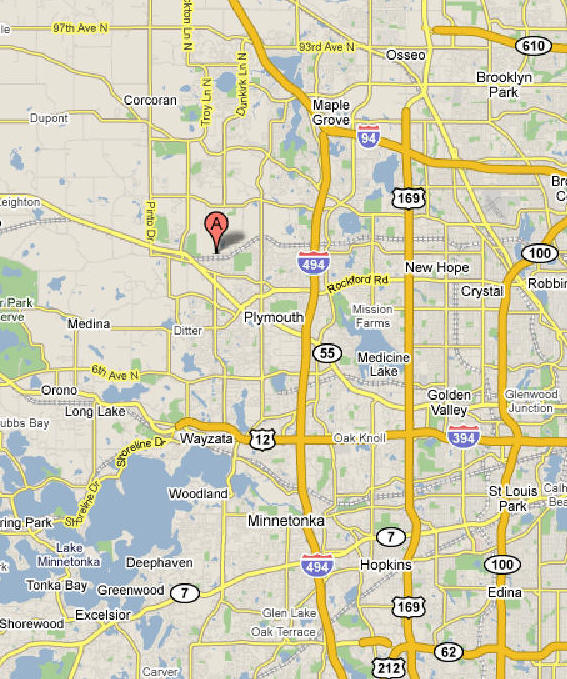 Wayzata High School Class of 1968 40th Map to WHS